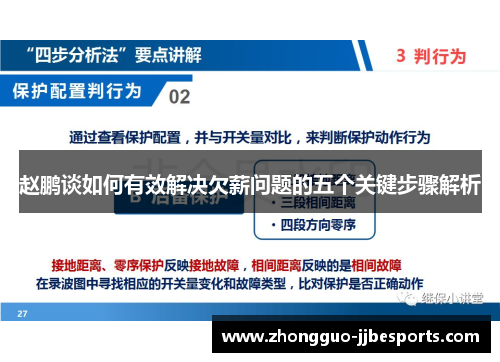 赵鹏谈如何有效解决欠薪问题的五个关键步骤解析