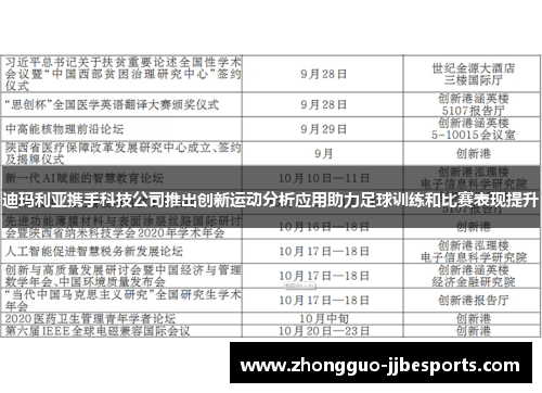 迪玛利亚携手科技公司推出创新运动分析应用助力足球训练和比赛表现提升
